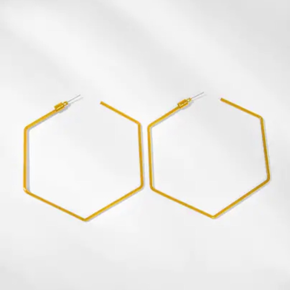 Open Geometric Hoop Earrings